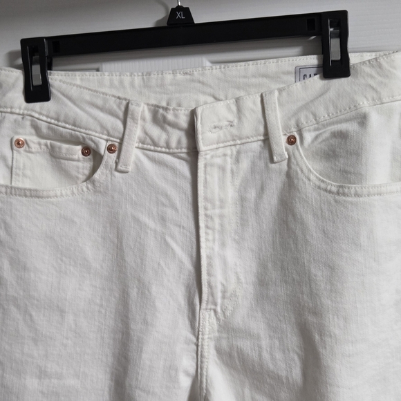 GAP Cream Curvy Stride Ankle Jeans - Picture 5 of 7